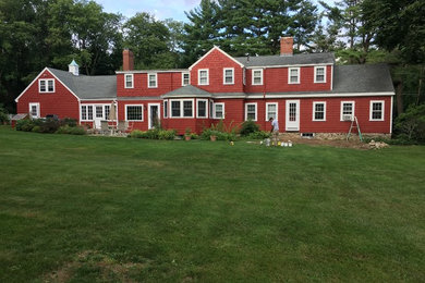 Inspiration for a timeless exterior home remodel in Boston