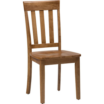 Simplicity Slat Back Chair (Set of 2) - Natural