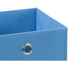 Canvas Storage Box With Built-In Grommet Handles, Set of 3