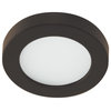WAC Lighting Edge Lit LED Button Light 3000K So' White in Dark Bronze