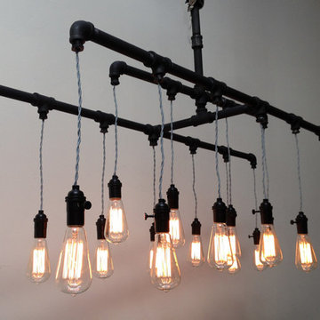 Industrial Pipe Chandeliers