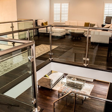 Glendale - Glass Railing Loft Addition