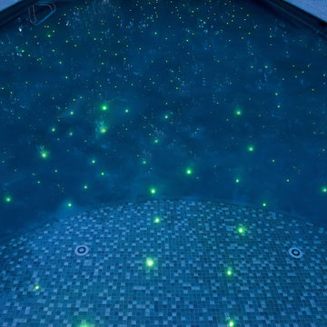Pool Water Feature: Fiber Optic Stars