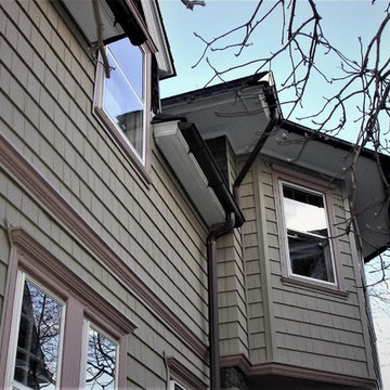 Installing Alside Tuscan Clay Vinyl Shakes in Jenkintown, PA