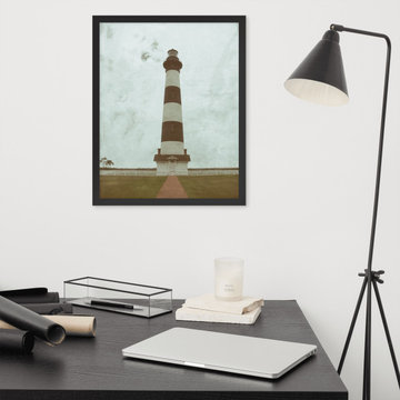 Aged Colorized Bodie Lighthouse Architectural Wall Art Prints