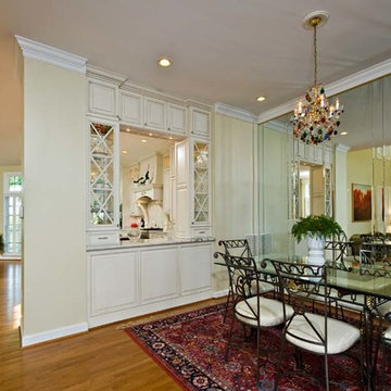 Gorgeous Kitchen Renovation Features Crystal and White Cabinets