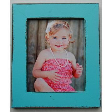 Hanalei Bay Blue Rustic Distressed Picture Frame, 8x10