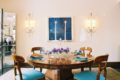 Modern Dining Room with Antique