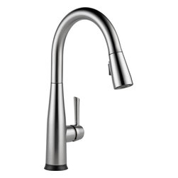 Delta Essa&reg; Single Handle Pull-down Kitchen Faucet With Touch2O - Kitchen Faucets