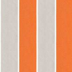 Too Cool for Pool in Tangerine - Outdoor Fabric
