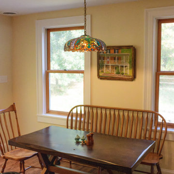 Breakfast Area in Historic Home Remodeled Kitchen