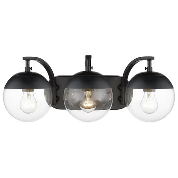 3 Light Bathroom Light Fixture in Fashionable style - 8.25 Inches high by 21
