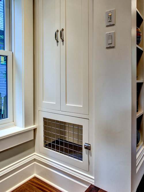 built in dog crate design ideas & remodel pictures houzz