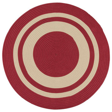 Coronado Round Rug, Red 11'