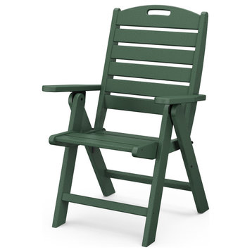 Polywood Nautical Highback Chair, Green