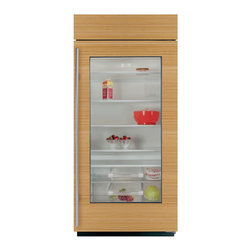 Sub-Zero 36" Built-in All Refrigerator With Glass Door | BI-36RG/O - Refrigerators