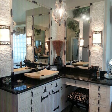 OUR CLIENTS' INSTALLATIONS WITH OUR TRENDY NATURAL STONE PRODUCTS