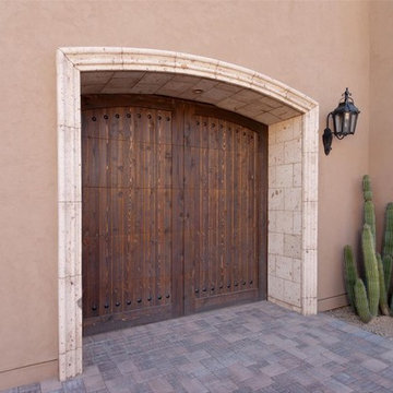 Cantera Stone Garage Surround
