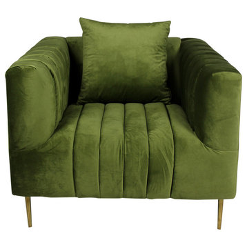 Ruth Lounge Chair, Olive