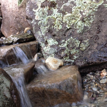 Stream and Waterfalls addition to Pond