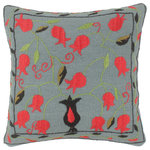 Bareens Designer Rugs - Rustic Wilkes Kilim Suzani Handmade Pillow - Embellish your home with this timeless casual chic handmade Suzani Embroidered pillow made with gorgeous soft luxurious color pallet and an intricate design. Handmade pattern with beautiful color combination and unique majestic intricate design this handmade pillow is a mesmerizing addition to any d�cor. An intricate design and exquisite coloration make this handmade pillow a standout piece in any decor.