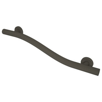 Life Line Series - Wave Bar, Oil Rubbed Bronze, 24", Right Hand