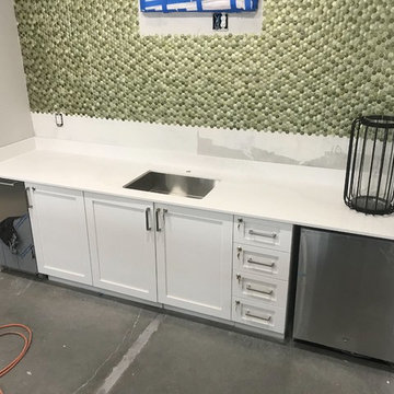 Caesarstone - Pure White & Calacatta Nuvo