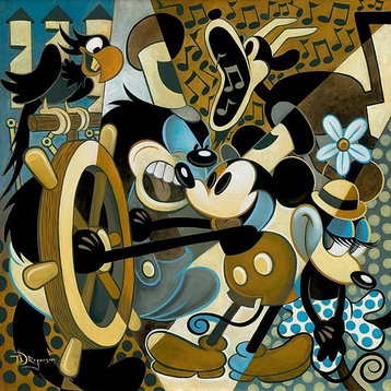 Disney Fine Art of Mice and Music by Tim Rogerson, Gallery Wrapped Giclee