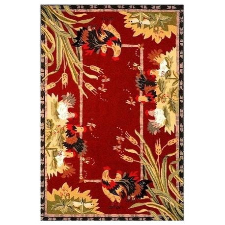 Safavieh Chelsea HK56C 2'6"x10' Burgundy Rug