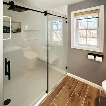 New Enlarged Shower