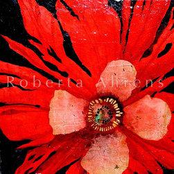 Roberta Ahrens Cracked Linen Botanical Paintings - Products