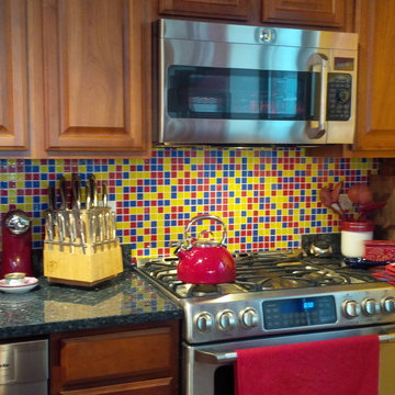 Colorful Kitchen Backsplash