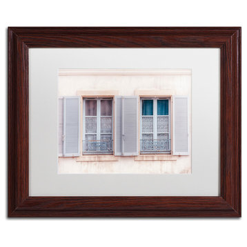 Cora Niele 'French Windows II' Matted Framed Art