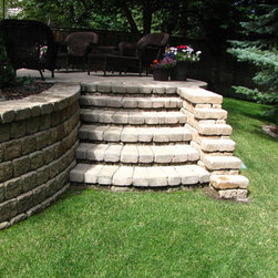 Pisa Stack Stone Steps - Landscaping Stones And Pavers
