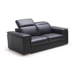 Christina Leather Loveseat - Loveseats
