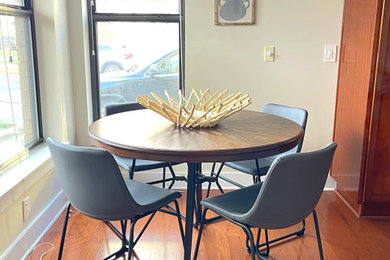 Inspiration for a contemporary dining room remodel in Charlotte