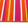 Kaleen Voavah Voa09-92 Striped Rug, Pink, Orange, Yellow, White, 4'0"x6'0"