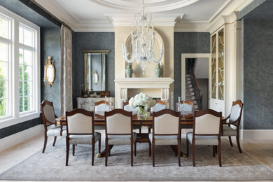Example of a classic dining room design in DC Metro