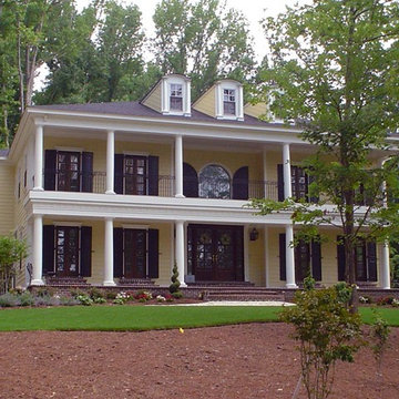 Raised Center-Hall Villa