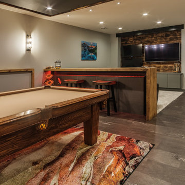 Pool Table and Family Room