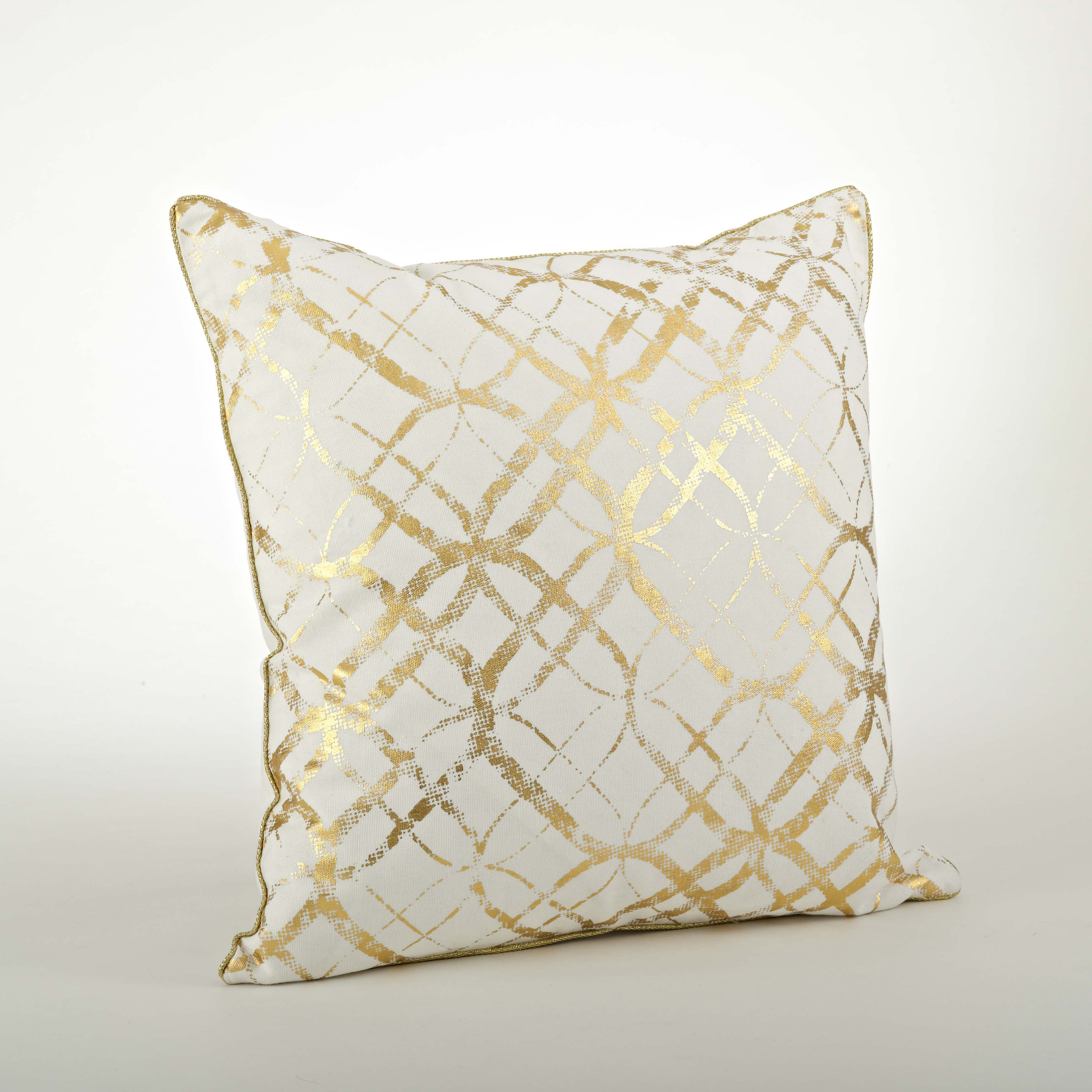 Lustrous Metallic Foil Throw Pillow - Contemporary - Decorative Pillows ...