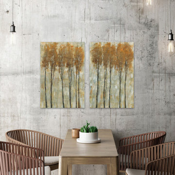 Standing Tall in Autumn III Diptych
