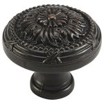 Cosmas - Cosmas 9460ORB Oil Rubbed Bronze Cabinet Round Knob, 1-1/4" Diameter - High Quality Oil Rubbed Bronze Finish