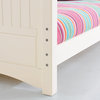 Summerset Complete Low Poster Bed, Twin, Ivory