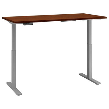 Move 60 Series 72W x 30D Adjustable Desk in Hansen Cherry - Engineered Wood