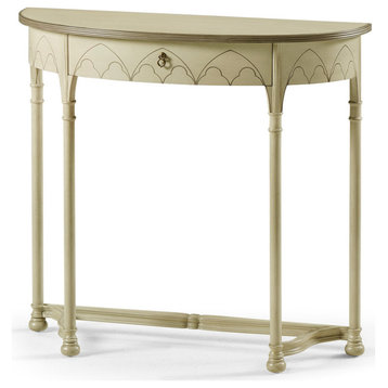 Gothic Painted Console Table Sage