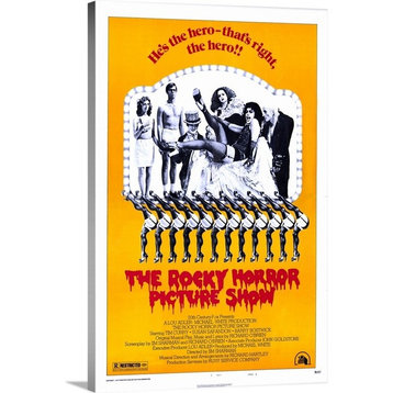 "The Rocky Horror Picture Show (1975)" Wrapped Canvas Art Print, 32"x48"x1.5"