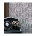 Verde Damask Wall Stencil, Allover Wall Patterns For DIY Wall Stenciling