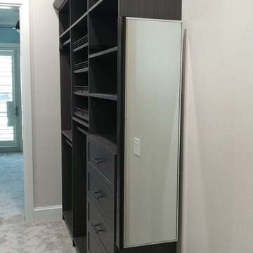 Distinguished Textured Gray Closet