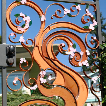 Japanese Cherry Tree Garden Gate